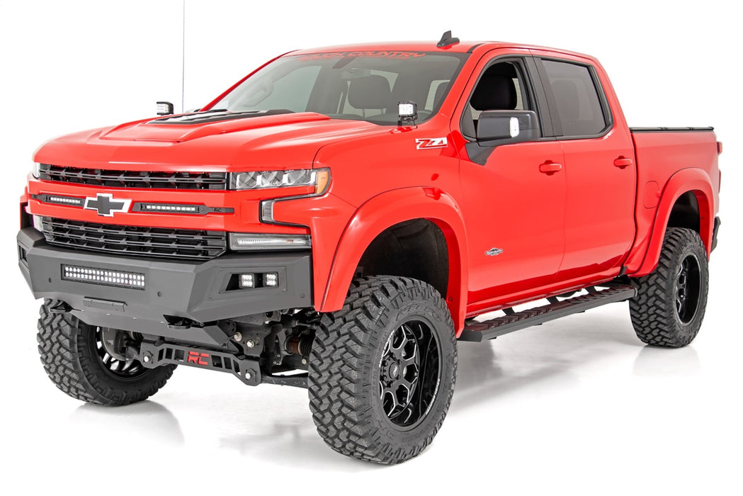 Rough Country 41002 BA2 Running Board Side Step Bars 19-22 Chevy/GMC 1500/2500HD Rough Country - Truck Part Superstore