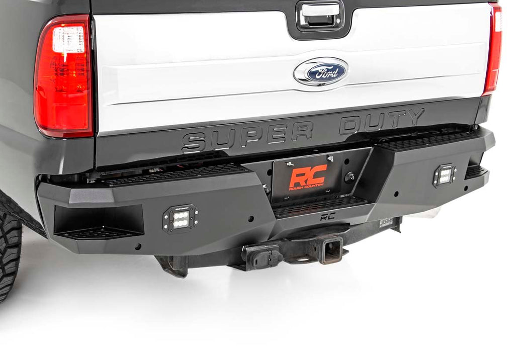 Rough Country 10784 Ford F-250/F-350 Heavy-Duty Rear LED Bumper For 99-16 F-250/F-350 4WD Rough Country - Truck Part Superstore