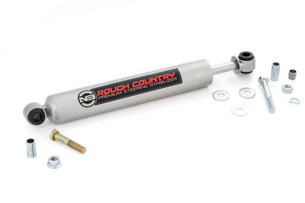 Rough Country 8731130 Steering Stabilizer Silverado/Sierra 2500HD/3500HD Rough Country - Truck Part Superstore