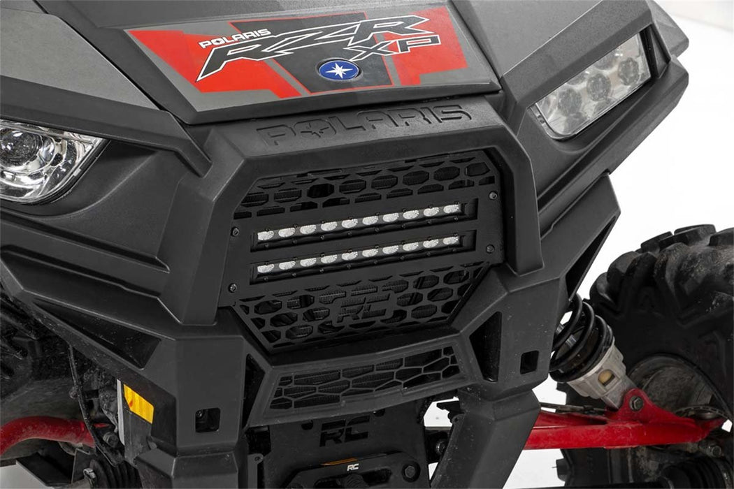 Rough Country 93041 Polaris RZR Dual 10 Inch Slimline LED Grille Kit For 14-Pres RZR 1000XP/1000S Rough Country - Truck Part Superstore