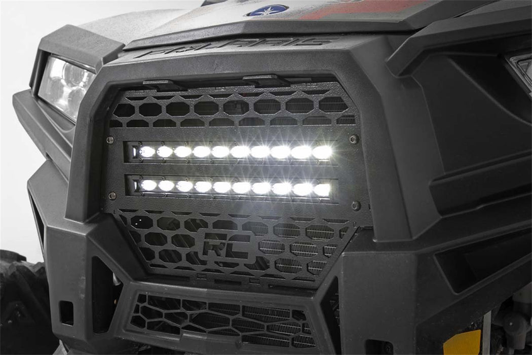 Rough Country 93041 Polaris RZR Dual 10 Inch Slimline LED Grille Kit For 14-Pres RZR 1000XP/1000S Rough Country - Truck Part Superstore