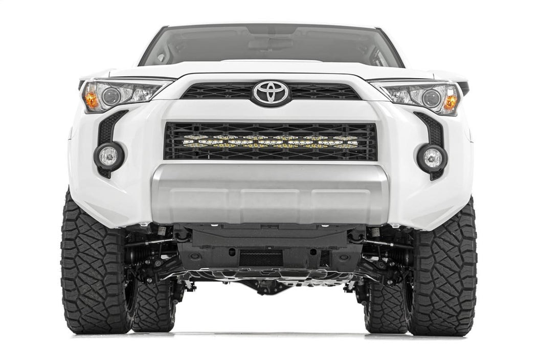 Rough Country 70788 Toyota 30 Inch LED Grille Kit Chrome Series w/Cool White DRL 14-20 4Runner Rough Country - Truck Part Superstore