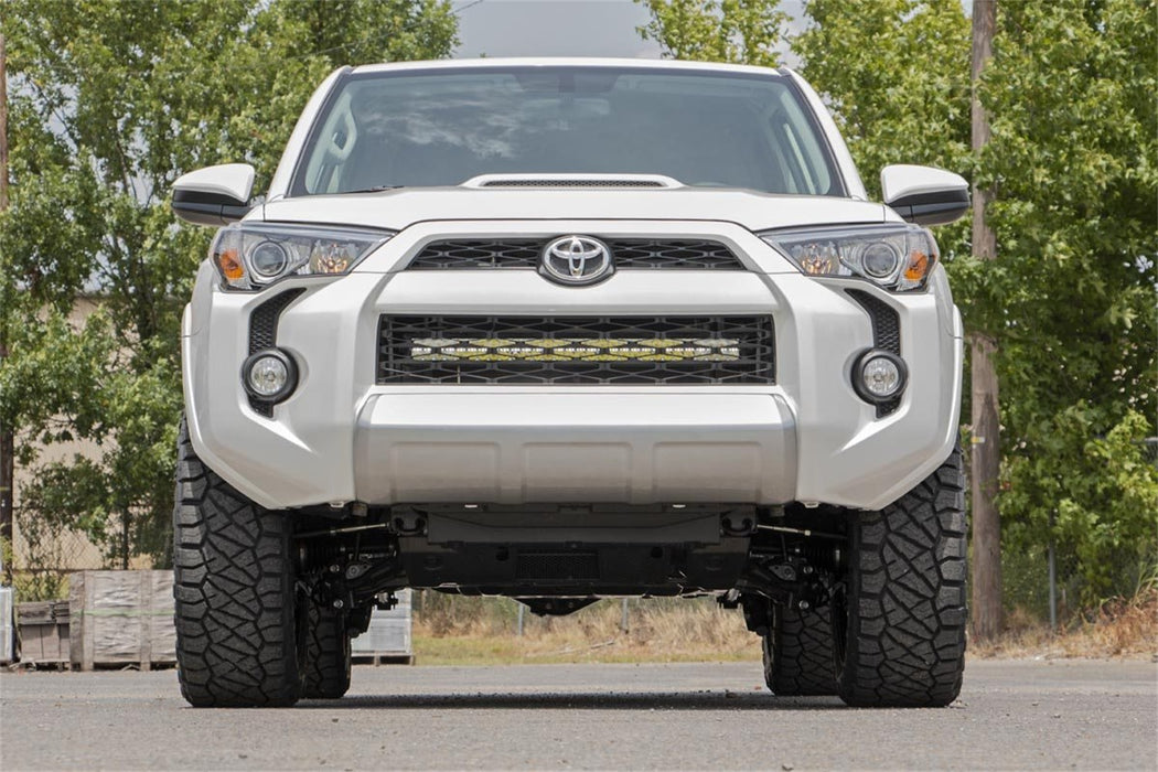 Rough Country 70787 Toyota 30 Inch LED Grille Kit Black Series w/Cool White DRL 14-20 4Runner Rough Country - Truck Part Superstore