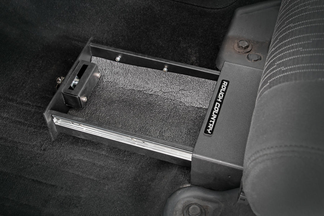 Rough Country 99035 Jeep Under Seat Lock Box 07-18 Jeep Wrangler JK/JKU Rough Country - Truck Part Superstore