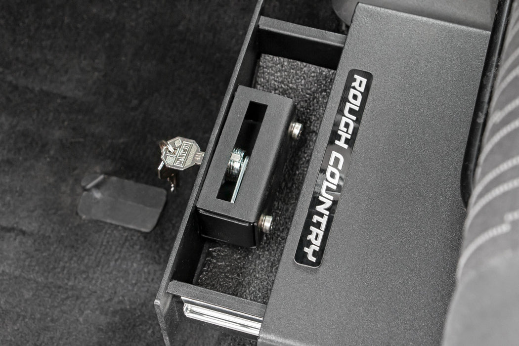 Rough Country 99035 Jeep Under Seat Lock Box 07-18 Jeep Wrangler JK/JKU Rough Country - Truck Part Superstore