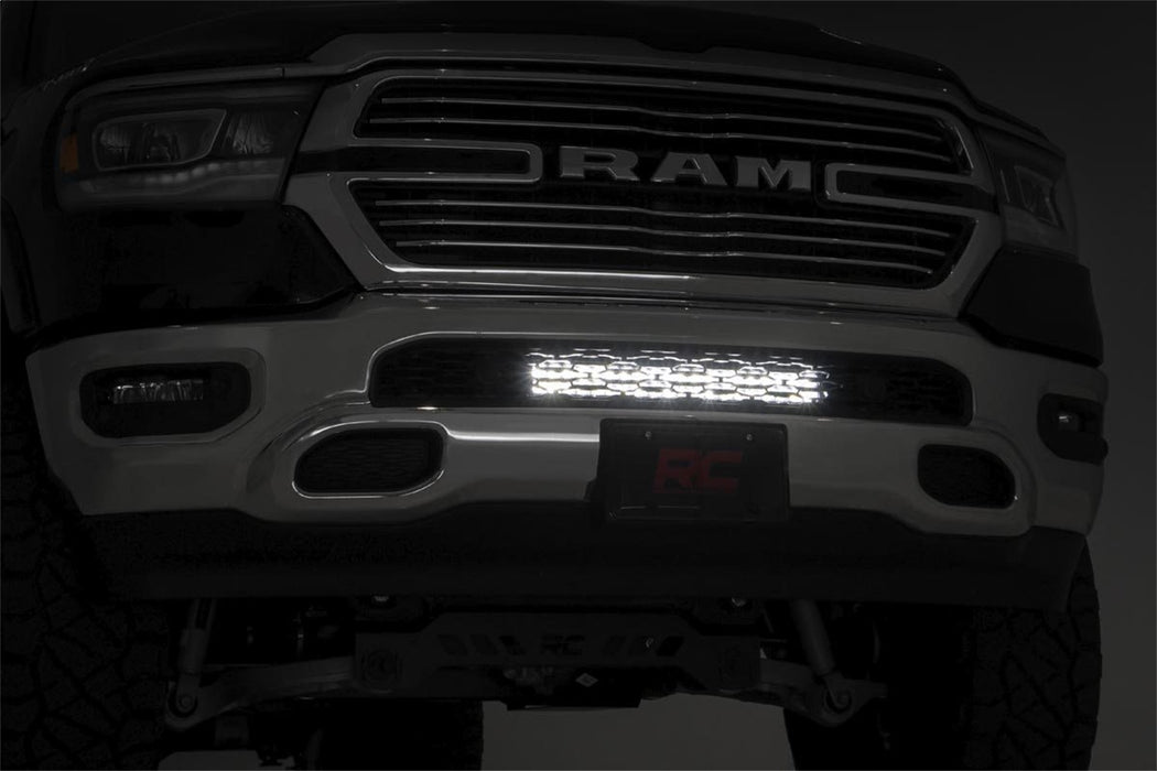 Rough Country 70779DRL Dodge 20 Inch LED Bumper Kit Black Series w/Cool White DRL 19-20 RAM 1500 Rough Country - Truck Part Superstore