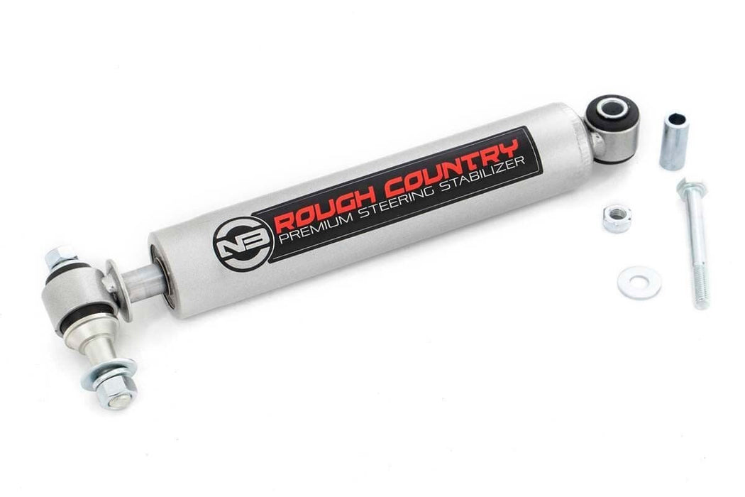 Rough Country 8731730 Jeep Steering Stabilizer TJ, YJ, WJ, ZJ, XJ Rough Country - Truck Part Superstore