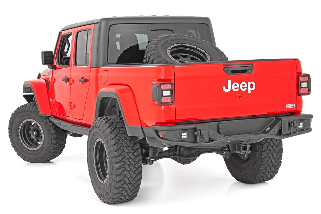 Rough Country 10650 Rear Bumper Tubular 20-22 Jeep Gladiator JT 4WD Rough Country - Truck Part Superstore