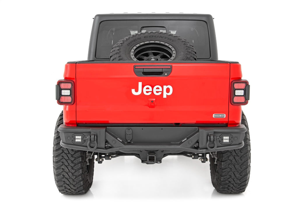 Rough Country 10650 Rear Bumper Tubular 20-22 Jeep Gladiator JT 4WD Rough Country - Truck Part Superstore