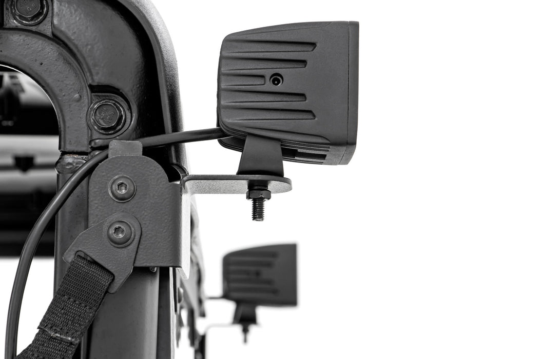 Rough Country 93082 Polaris Rear Facing 2-Inch Spot Black Series LED Kit 19-21 Polaris Ranger Rough Country - Truck Part Superstore