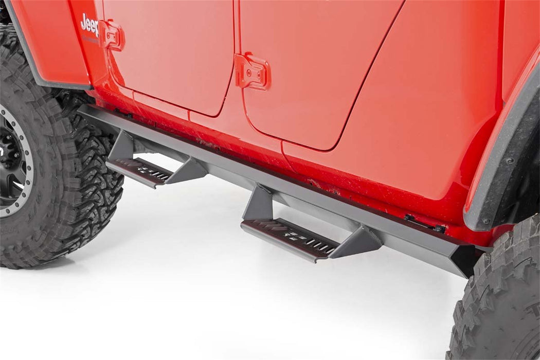 Rough Country AL520201 Jeep Cab-Length AL2 Drop Steps 2020 Gladiator JT Rough Country - Truck Part Superstore