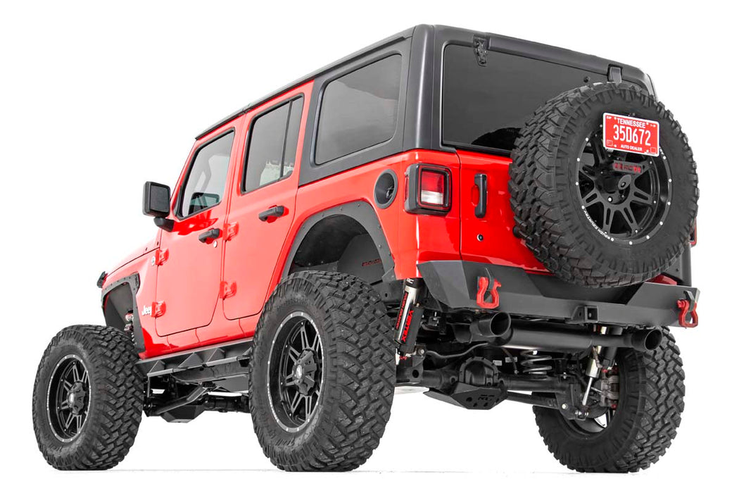 Rough Country 10624 Jeep M200 Rear Diff Skid Plate 18-20 Wrangler JL Rough Country - Truck Part Superstore