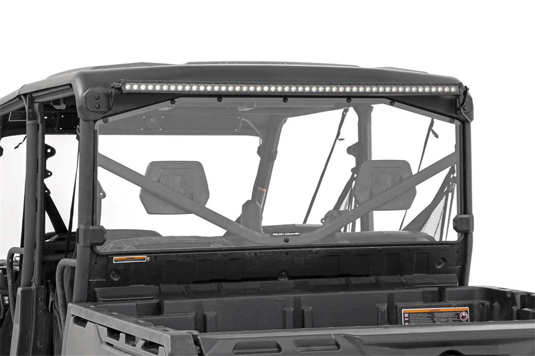 Rough Country 98162032 Scratch Resistant Rear Windshield Panel 16-20 Can-Am Defender Rough Country - Truck Part Superstore
