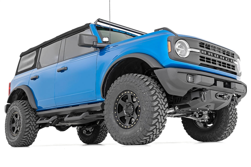 Rough Country 52003 SR2 Adjustable Aluminum Step 21-22 Ford Bronco 4WD Rough Country - Truck Part Superstore