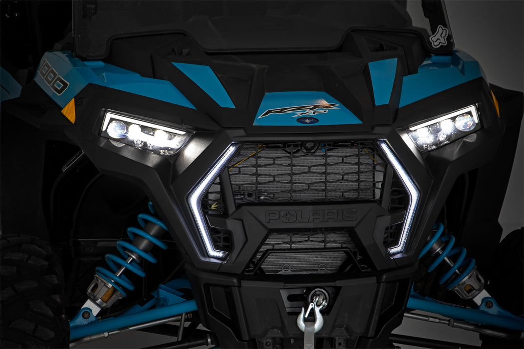 Rough Country 93001 LED Light Kit Front Fang 19-22 Polaris RZR XP 1000/RZR XP 1000 High Lifter Edition Rough Country - Truck Part Superstore