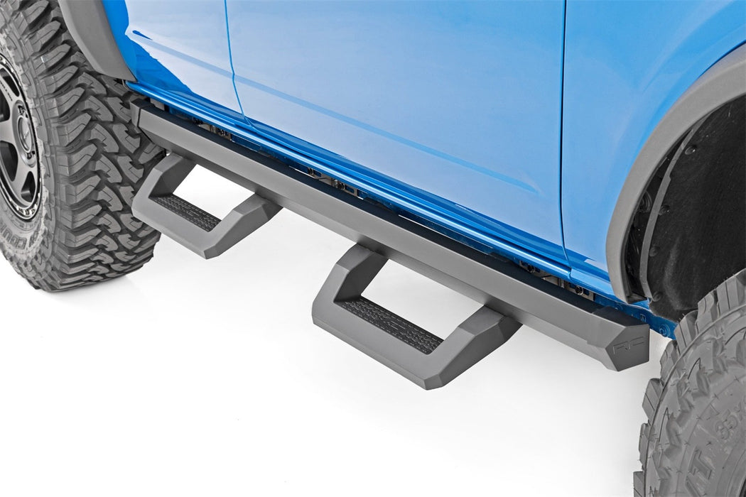 Rough Country 52003 SR2 Adjustable Aluminum Step 21-22 Ford Bronco 4WD Rough Country - Truck Part Superstore