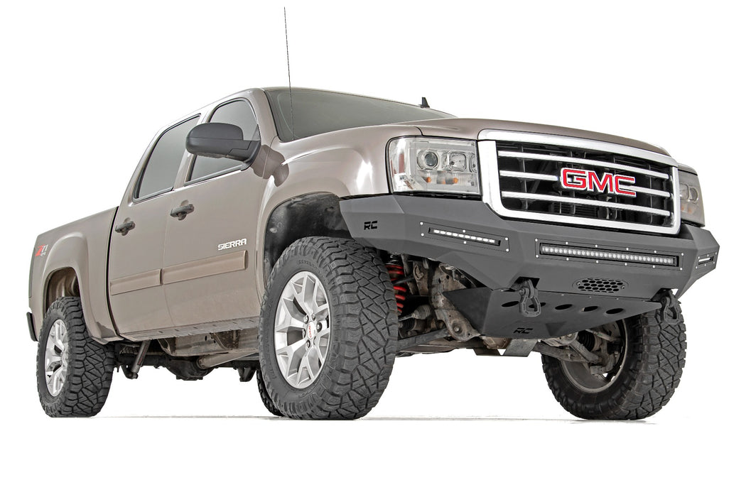 Rough Country 10913 07-13 GMC Sierra 1500 Front High Clearance Bumper Kit w/LEDs Rough Country - Truck Part Superstore