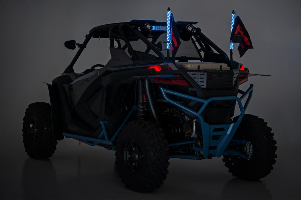 Rough Country 93002 Multi-Function UTV LED Whip Lights 2FT Remote Control Rough Country - Truck Part Superstore