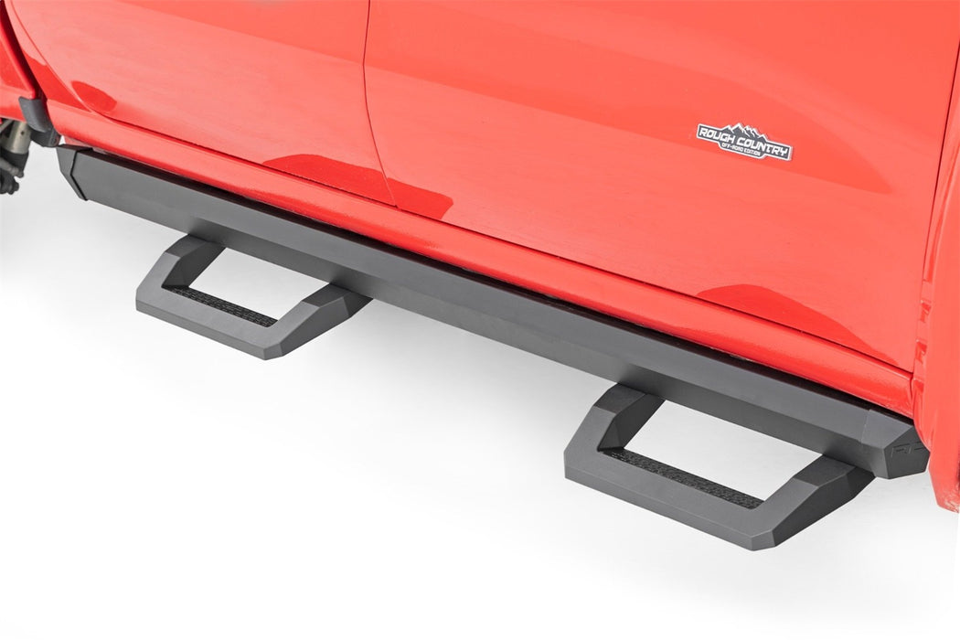 Rough Country 12002 SR2 Adjustable Aluminum Steps Crew Cab 19-22 Chevy/GMC 1500/2500HD Rough Country - Truck Part Superstore