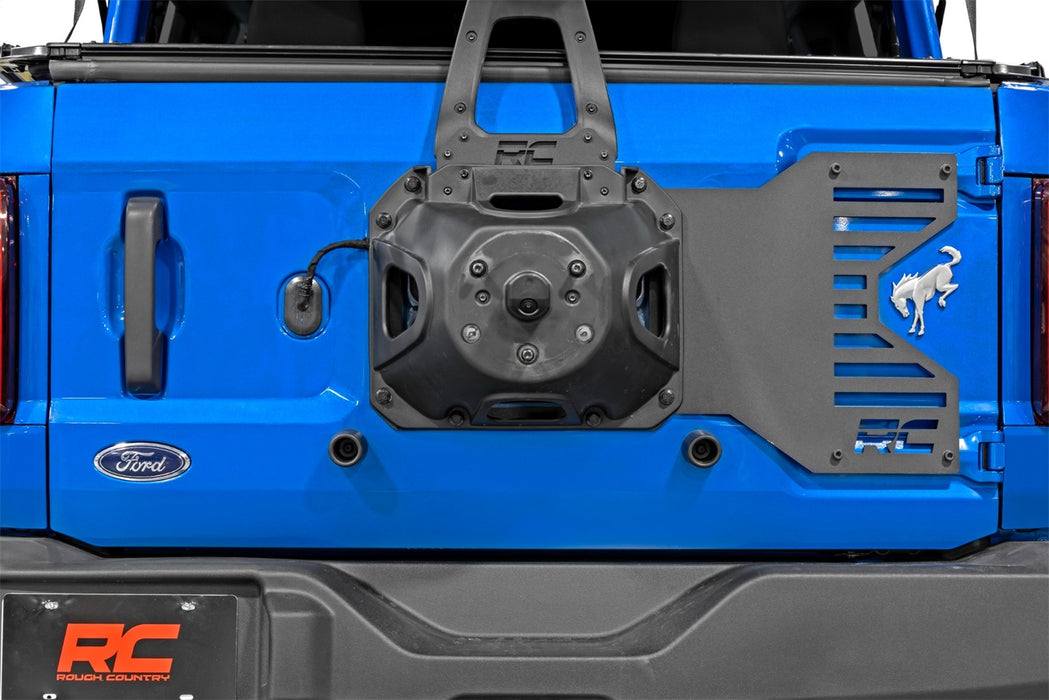 Rough Country 51055 Spare Tire Relocation Tailgate and Reinforcement Bracket 21-22 Ford Bronco Rough Country - Truck Part Superstore