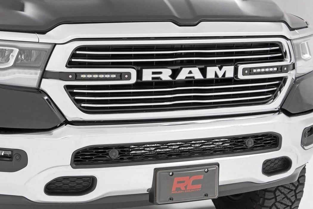 Rough Country 70783 Dodge Dual 6 Inch LED Grille Kit Black Series 19-20 RAM 1500 Rough Country - Truck Part Superstore