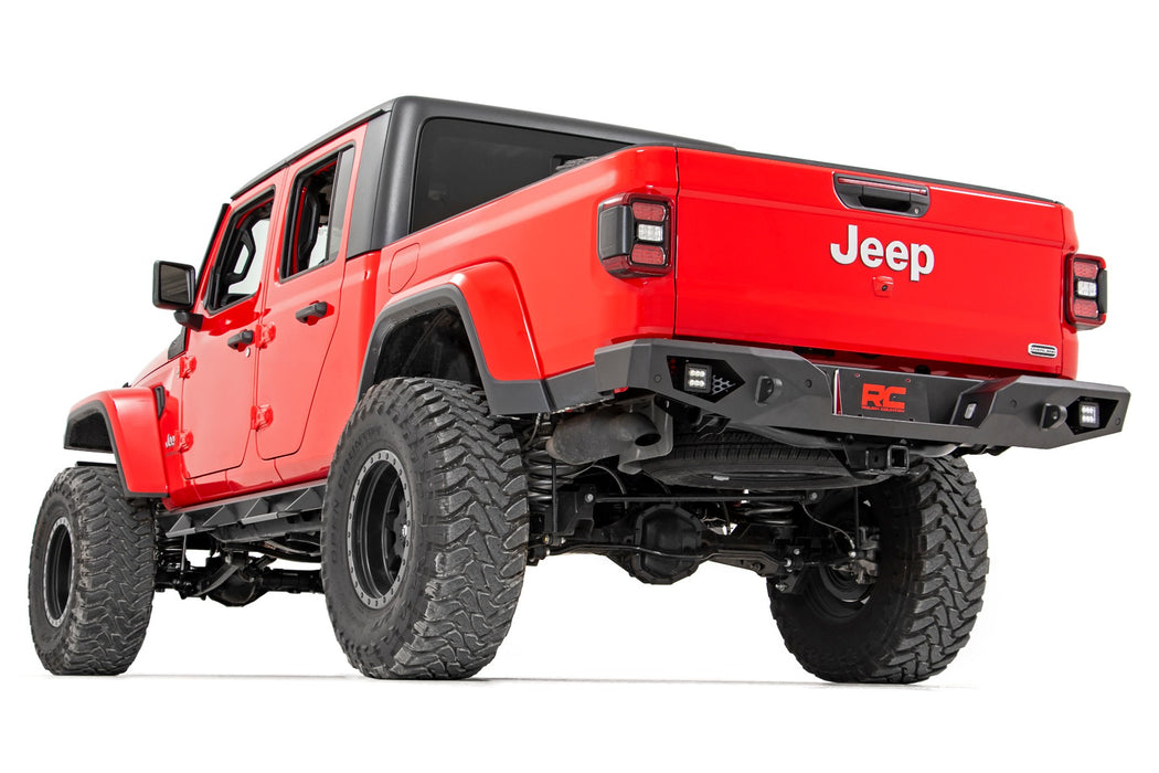Rough Country 10646 Jeep Heavy-Duty Rear LED Bumper For 2020 Gladiator Rough Country - Truck Part Superstore