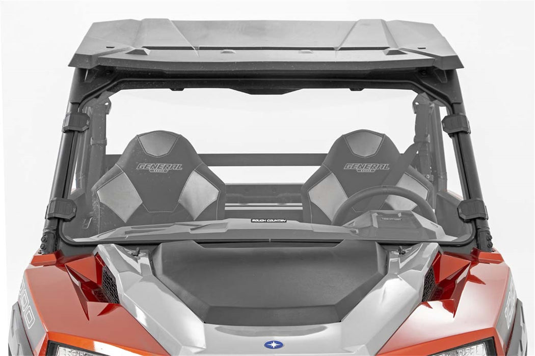 Rough Country 98162010 Scratch Resistant Full Windshield 16-20 Polaris General Rough Country - Truck Part Superstore
