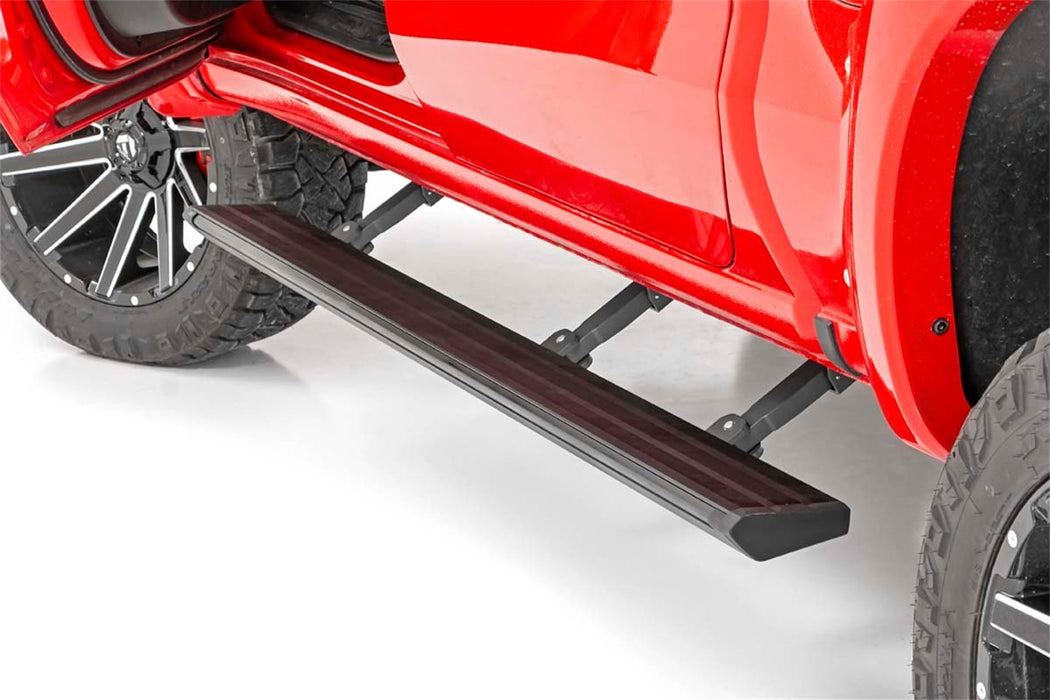 Rough Country PSB51518 Retract Step Kit Lighted Crew Cab Chevy/GMC 1500/2500HD/3500HD 2WD/4WD Rough Country - Truck Part Superstore
