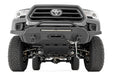 Rough Country 10729 Front Bumper Hybrid with 12000 Lb Pro Series Winch Synthetic Rope and 20 Inch DRL LED Light Bar 16-22 Toyota Tacoma Rough Country - Truck Part Superstore