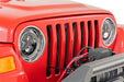 Rough Country RCH5400 Headlights DRL Halo LED 7 Inch 97-06 Jeep Wrangler TJ 4WD Rough Country - Truck Part Superstore