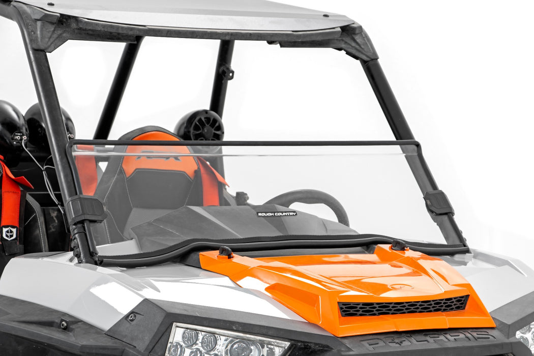 Rough Country 98182011 Polaris Half Windshield (14-19 RZR 900/1000S, 14-19 RZR 900/1000XP Turbo) Rough Country - Truck Part Superstore