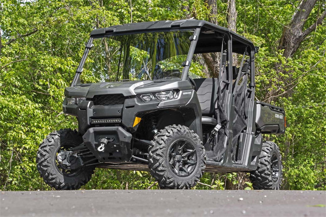 Rough Country 98162030 Scratch Resistant Full Windshield 16-20 Can-Am Defender Rough Country - Truck Part Superstore