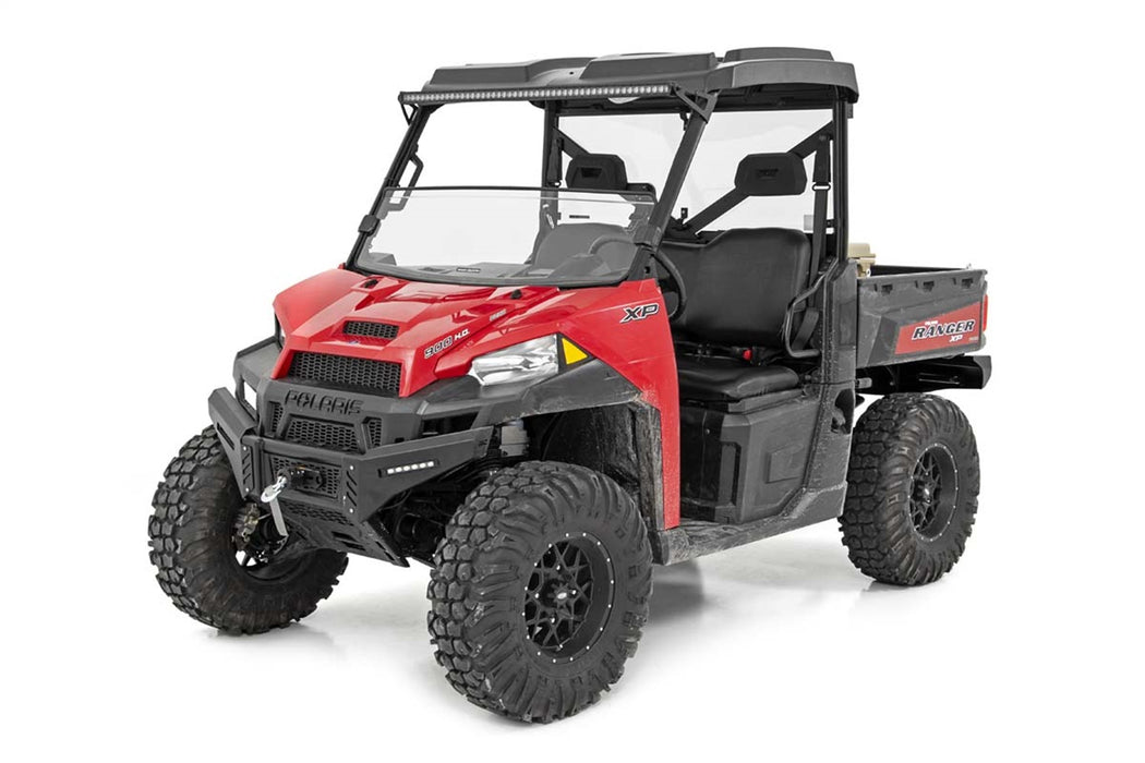 Rough Country 98132011 Polaris Scratch Resistant Half Windshield 13-20 Ranger 900/900XP/1000/1000XP Rough Country - Truck Part Superstore