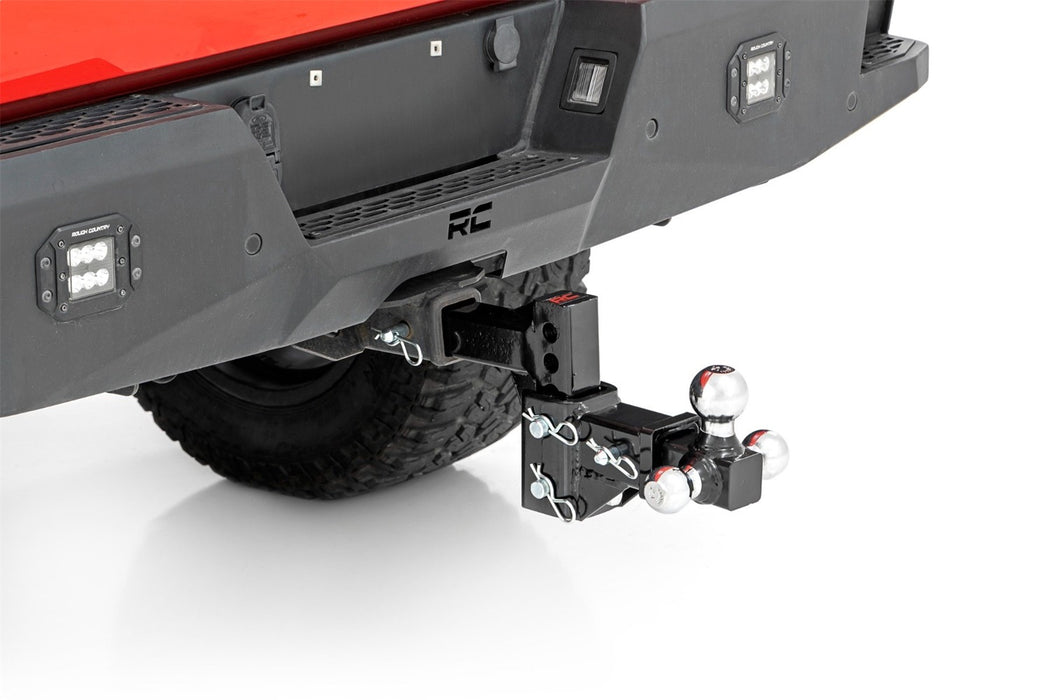 Rough Country 99100 2 Inch Class III Multi-Ball Adjustable Hitch Rough Country - Truck Part Superstore