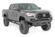 Rough Country 21008 Oval Nerf Step 4.5 Inch Double Cab Black 05-22 Toyota Tacoma 2WD/4WD Rough Country - Truck Part Superstore