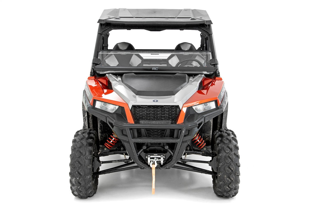 Rough Country 98162011 Polaris Scratch Resistant Half Windshield 16-20 General Rough Country - Truck Part Superstore