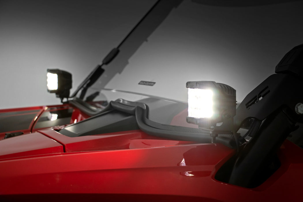 Rough Country 92035 Honda Dual LED Cube Kit (19-20 Talon 3 Inch Wide Angle) Rough Country - Truck Part Superstore
