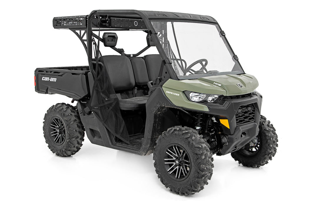 Rough Country 97027 Can-Am Rear Cargo Rack w/ Cube Lights (17-20 Defender) Rough Country - Truck Part Superstore