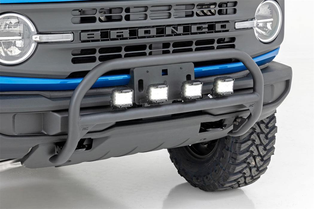 Rough Country 51047 Nudge Bar 20 Inch Black Series DRL Single Row LED 21-22 Ford Bronco 4WD Rough Country - Truck Part Superstore