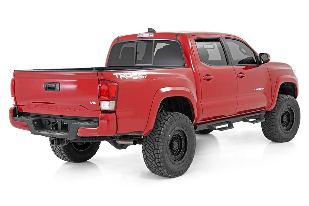 Rough Country AL405202 Tacoma Drop Steps AL2 For 05-Pres Tacoma Double Cab Rough Country - Truck Part Superstore