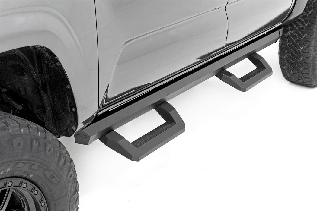 Rough Country 72000 SR2 Adjustable Aluminum Steps Double Cab 05-22 Toyota Tacoma Rough Country - Truck Part Superstore