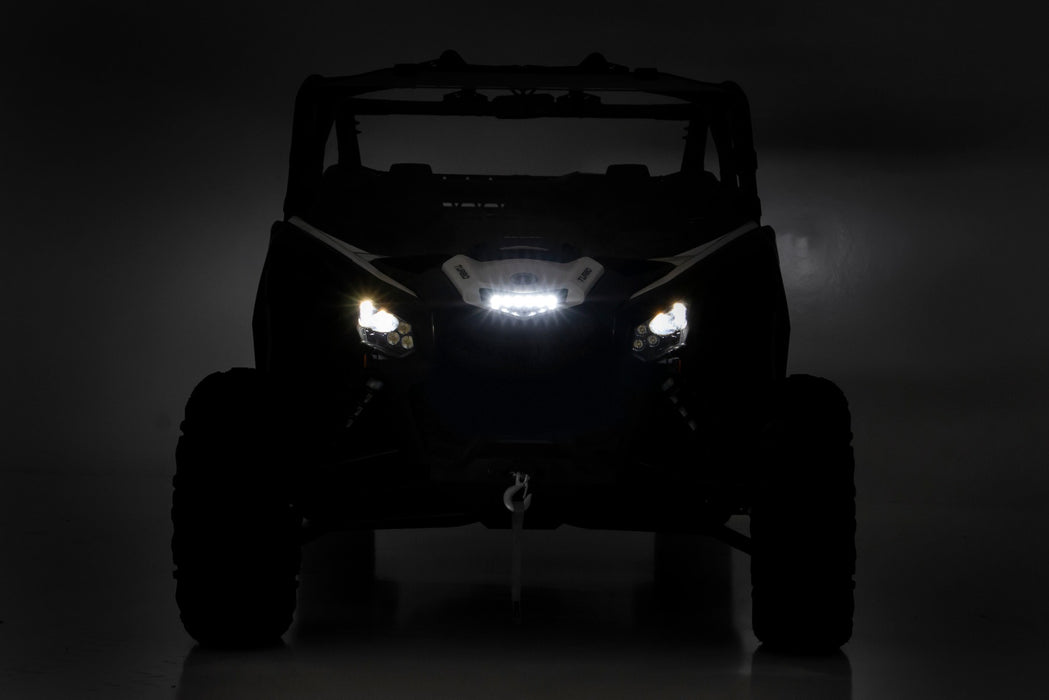 Rough Country 97020 17-21 Can-Am Maverick X3 6-inch Slimline LED Cowel Kit Rough Country - Truck Part Superstore