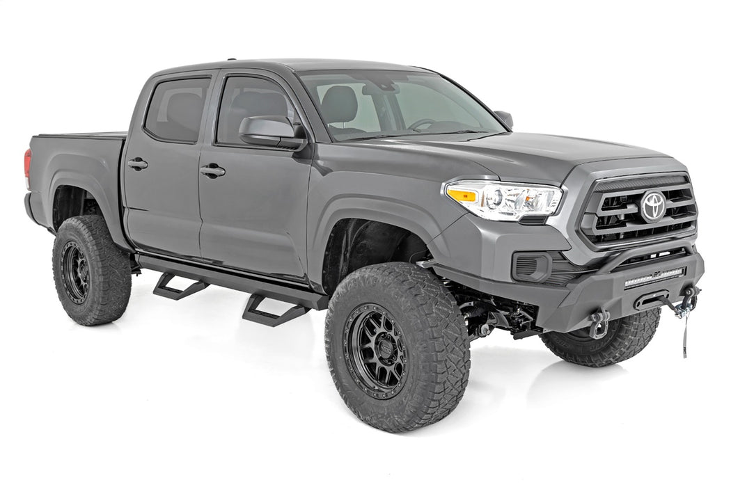 Rough Country 71000A SRX2 Adjustable Aluminum Step Double Cab 05-22 Toyota Tacoma 2WD/4WD Rough Country - Truck Part Superstore