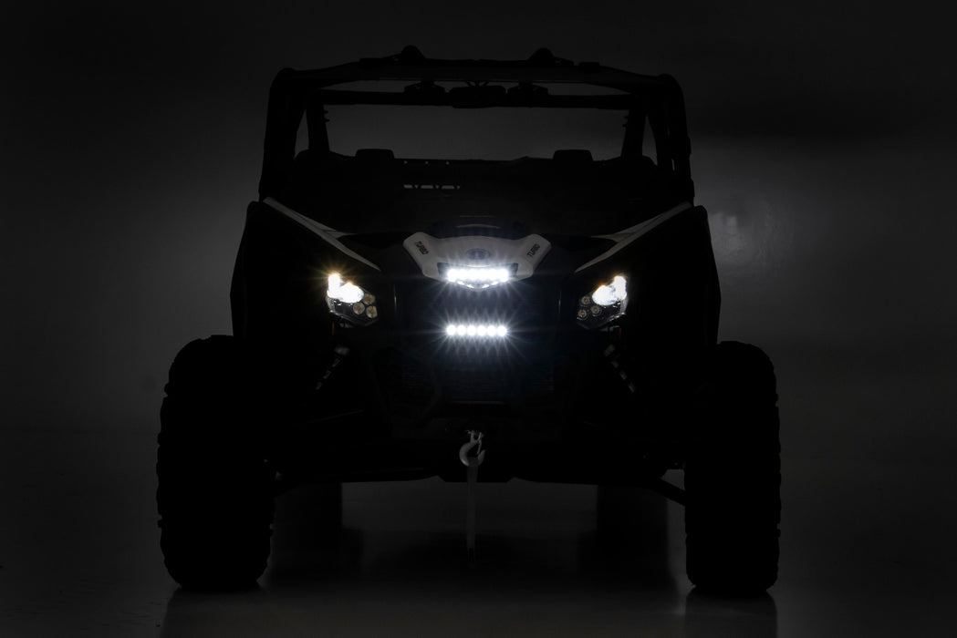 Rough Country 97022 17-21 Can-Am Maverick X3 6-inch Slimline LED Grille Kit Rough Country - Truck Part Superstore