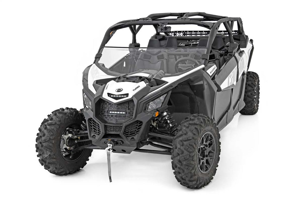 Rough Country 98172031 Can-Am Scratch Resistant Half Windshield 17-20 Maverick X3 Rough Country - Truck Part Superstore