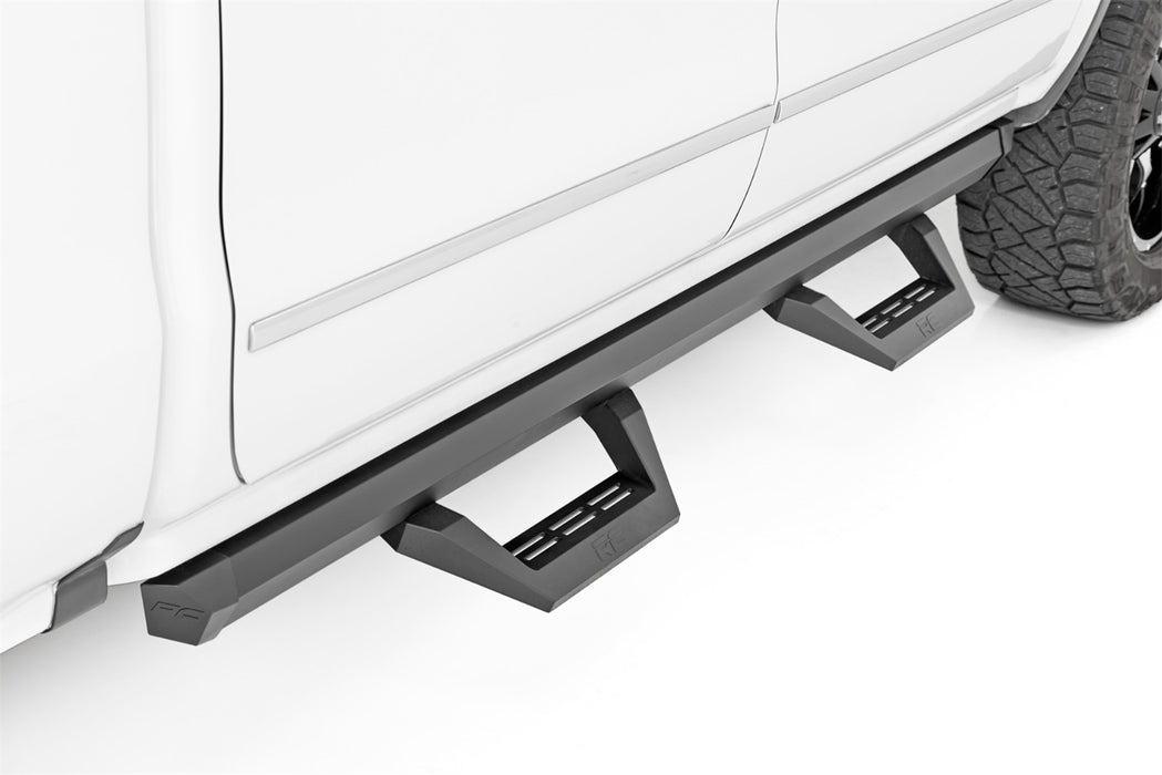 Rough Country 11009A SRX2 Adjustable Aluminum Step Crew Cab 07-18 Chevy/GMC 1500/2500HD/3500HD Rough Country - Truck Part Superstore