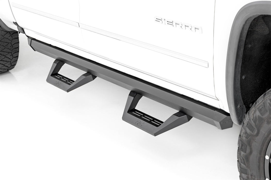 Rough Country 11009A SRX2 Adjustable Aluminum Step Crew Cab 07-18 Chevy/GMC 1500/2500HD/3500HD Rough Country - Truck Part Superstore