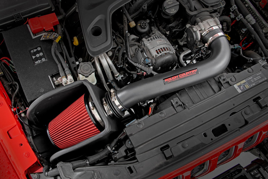 Rough Country 10479 Jeep Cold Air Intake w/o Pre-Filter (18-20 Wrangler JL/ 2020 Gladiator) Rough Country - Truck Part Superstore
