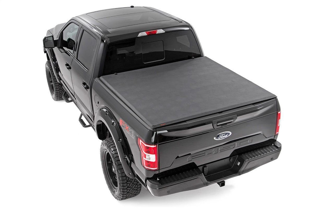 Rough Country RC46219500 Ford Soft Tri-Fold Bed Cover 19-20 Ranger - 5 Foot Bed Rough Country - Truck Part Superstore