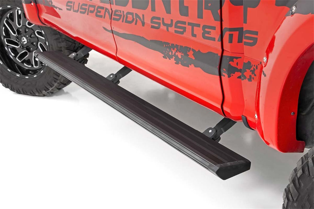 Rough Country PSB71520 Retract Power Board Steps; 6 in. Drop; 600 lbs Weight Capacity; - Truck Part Superstore